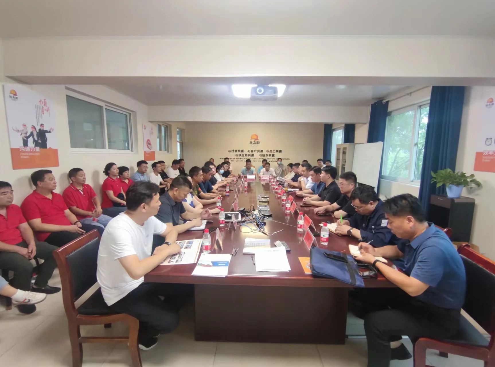 延津縣2023年工貿(mào)企業(yè)防汛應急演練在我司舉行！